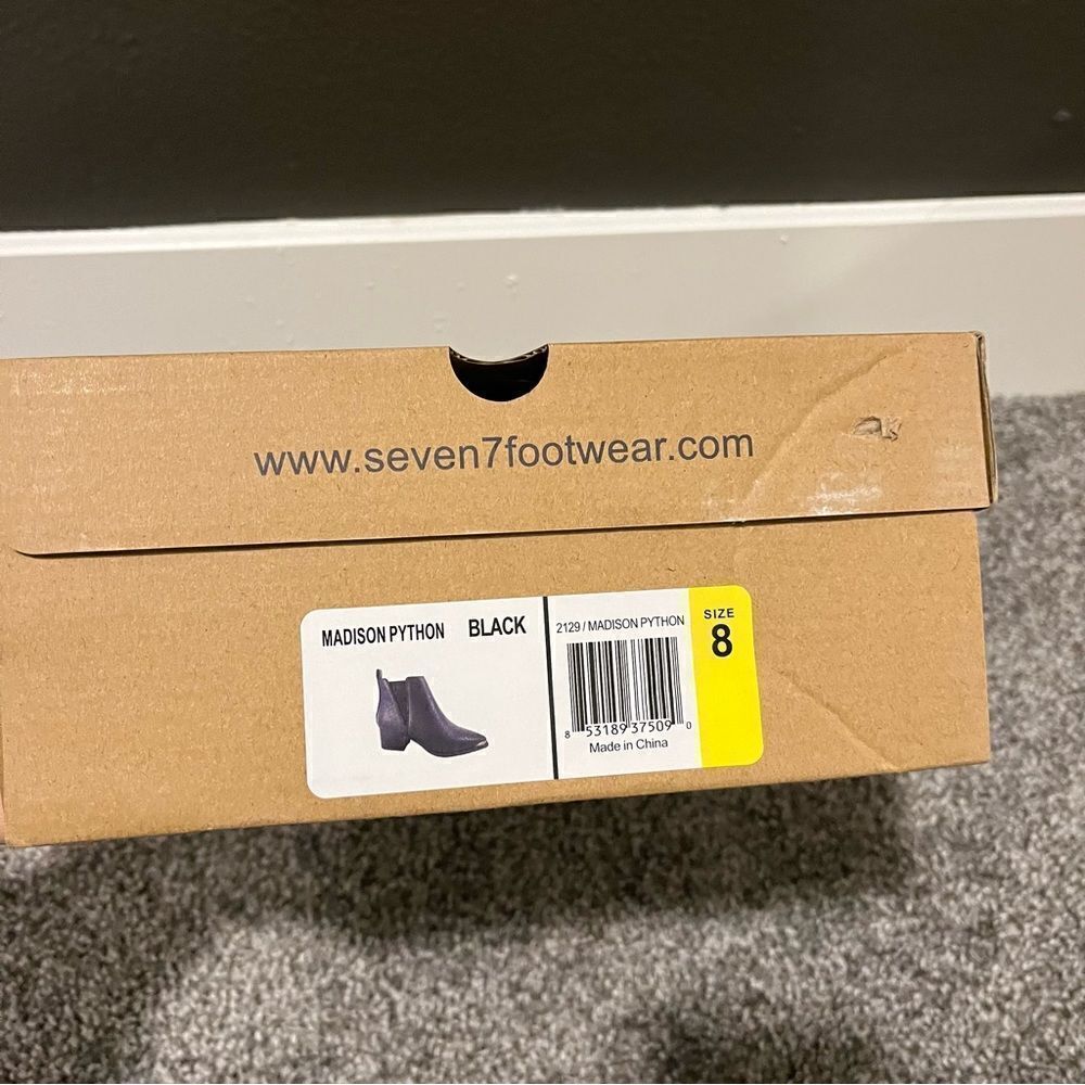 SEVEN7 Madison Python Pointed Bootie NWT - image 8